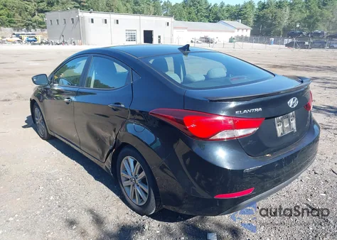2016 Hyundai Elantra Se from USA, damaged, VIN KMHDH4AE8GU481514